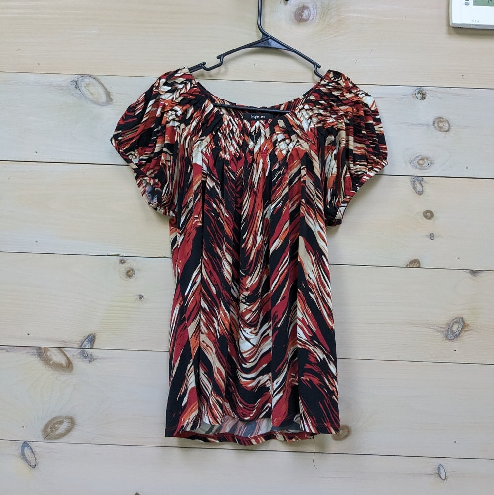 Style & Co. Patterned Blouse